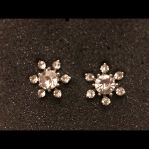 Snowflake Earrings in Silver